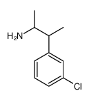 3-Chloro-α,β-dimethylbenzeneethanamine结构式