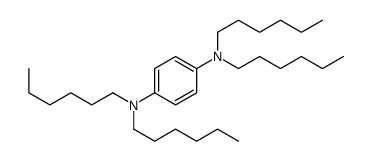 1-N,1-N,4-N,4-N-tetrahexylbenzene-1,4-diamine结构式