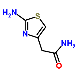 2-(2-氨基-4-噻唑)-乙酰胺结构式