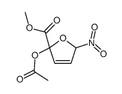 methyl 5-acetyloxy-2-nitro-2H-furan-5-carboxylate结构式