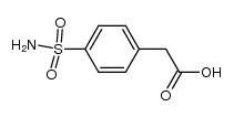 2-(4-氨磺酰苯基)乙酸结构式