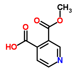 3-(Methoxycarbonyl)isonicotinic acid Structure
