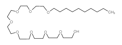 聚辛乙二醇单癸醚结构式