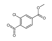 3-氯-4-硝基苯甲酸甲酯结构式