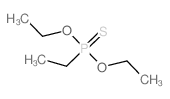 Phosphonothioic acid,ethyl-, O,O-diethyl ester (7CI,8CI,9CI) Structure