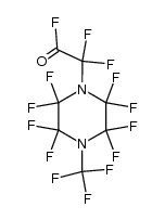 perfluoro(4-methylpiperazin-1-ylacetyl fluoride)结构式