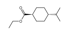 trans-p-menthanoic acid-(7)-ethyl ester Structure
