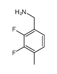 2,3-二氟-4-甲基苄胺结构式