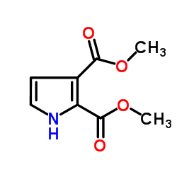 1H-吡咯-2,3-二甲酸二甲酯结构式