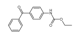 ethyl (4-benzoylphenyl)carbamate Structure
