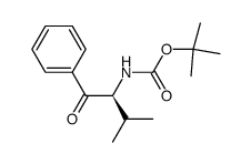 (S)-tert-butyl 3-methyl-1-oxo-1-phenylbutan-2-ylcarbamate picture
