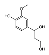 1-(4-hydroxy-3-methoxyphenyl)propane-1,3-diol结构式