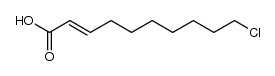 trans-10-Chlor-2-decensaeure Structure