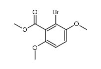 methyl 2-bromo-3,6-dimethoxybenzoate结构式