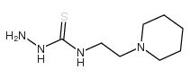 4-(2-哌啶乙基)-3-氨基硫脲结构式