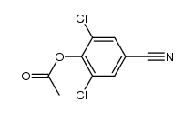 4-acetoxy-3,5-dichloro-benzonitrile结构式