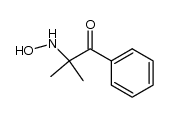 2-hydroxyamino-2-methyl-1-phenylpropan-1-one结构式