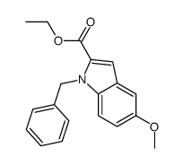 ethyl 1-benzyl-5-methoxyindole-2-carboxylate结构式