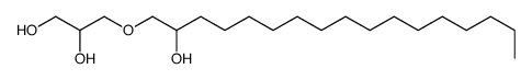 3-(2-hydroxyheptadecoxy)propane-1,2-diol结构式
