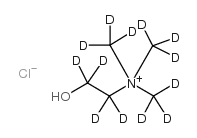 氯化胆碱-D13结构式