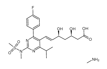 Rosuvastatin methanamine salt Structure