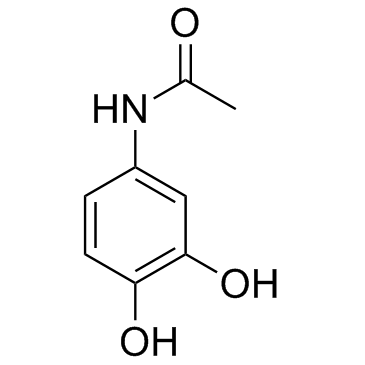 Acetaminophen metabolite 3-hydroxy-acetaminophen Structure