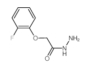 2-(2-氟苯氧基)乙酰肼结构式