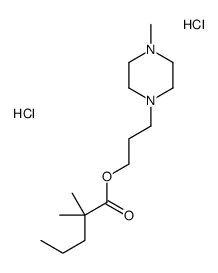 3-(4-methylpiperazin-1-yl)propyl 2,2-dimethylpentanoate,dihydrochloride Structure