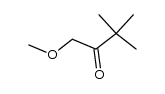 1-methoxy-3,3-dimethylbutan-2-one Structure