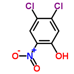 2-硝基-4,5二氯苯酚结构式