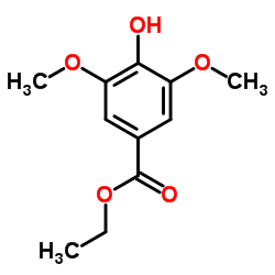Ethyl 4-hydroxy-3,5-dimethoxybenzoate Structure