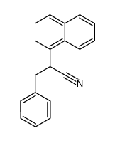 2-(NAPHTHALEN-1-YL)-3-PHENYLPROPANENITRILE结构式
