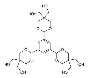 (benzene-1,3,5-triyltris(1,3-dioxane-2,5,5-triyl))hexamethanol Structure