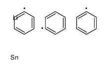 lithium,triphenyltin Structure