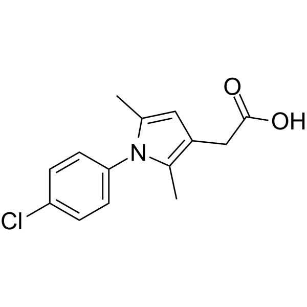氯苯吡乙酸结构式