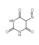 5-亚硝基-2,4,6-三羟基嘧啶结构式