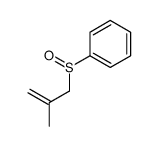 2-methylprop-2-enylsulfinylbenzene Structure