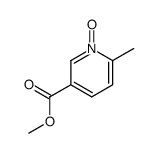 5-(methoxycarbonyl)-2-methylpyridine 1-oxide结构式