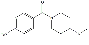 (4-氨基苯基)(4-(二甲基氨基)哌啶-1-基)甲酮结构式