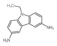 3,6-Diamino-9-ethylcarbazole Structure