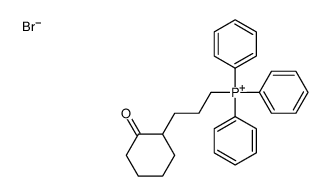 3-(2-oxocyclohexyl)propyl-triphenylphosphanium,bromide Structure