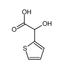 2-羟基-2-(噻吩-2-基)乙酸结构式