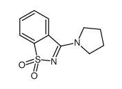 3-pyrrolidin-1-yl-1,2-benzothiazole 1,1-dioxide结构式