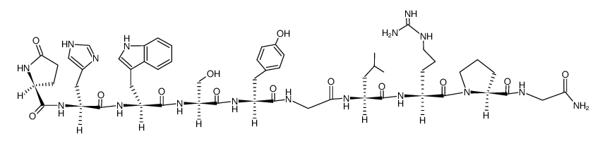 (D-His2)-LHRH trifluoroacetate salt Structure