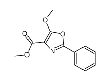 4-Carbomethoxy-5-methoxy-2-phenyl-1,3-oxazole结构式