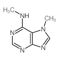 7H-Purin-6-amine,N,7-dimethyl-结构式