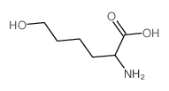 DL-Norleucine, 6-hydroxy- structure