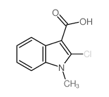 2-氯-N-甲基-3-吲哚醛肟结构式