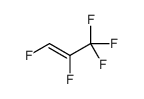 (E)-1,2,3,3,3-Pentafluoropropene Structure