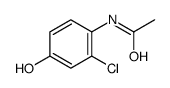 N-(2-Chloro-4-hydroxy-phenyl)-acetamide结构式